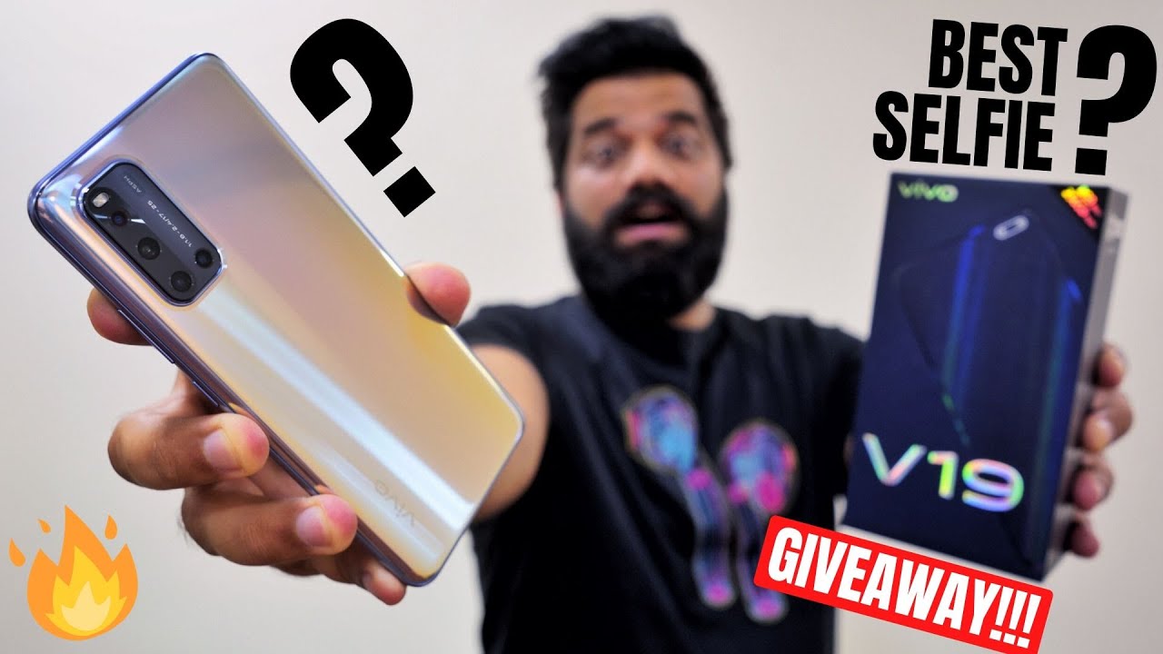 vivo V19 Unboxing & First Look - Perfect 32MP Dual Selfie Camera??? Giveaway🔥🔥🔥