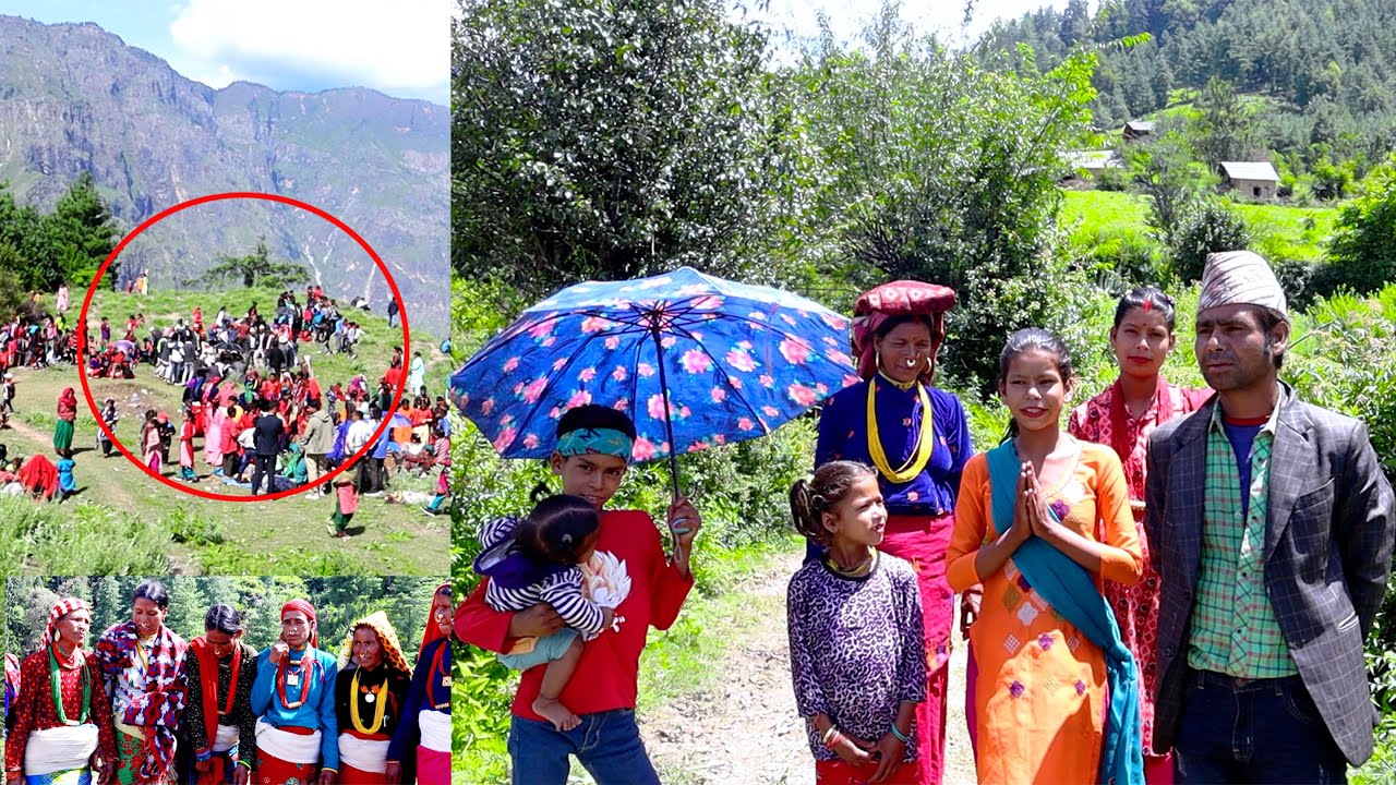 dharme brother family going to village market || Rural Nepal ||