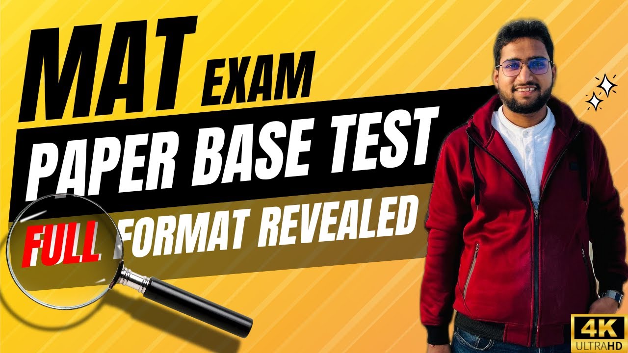 MAT 2025 EXAM PATTERN REVEALED? FULL DETAILS INSIDE