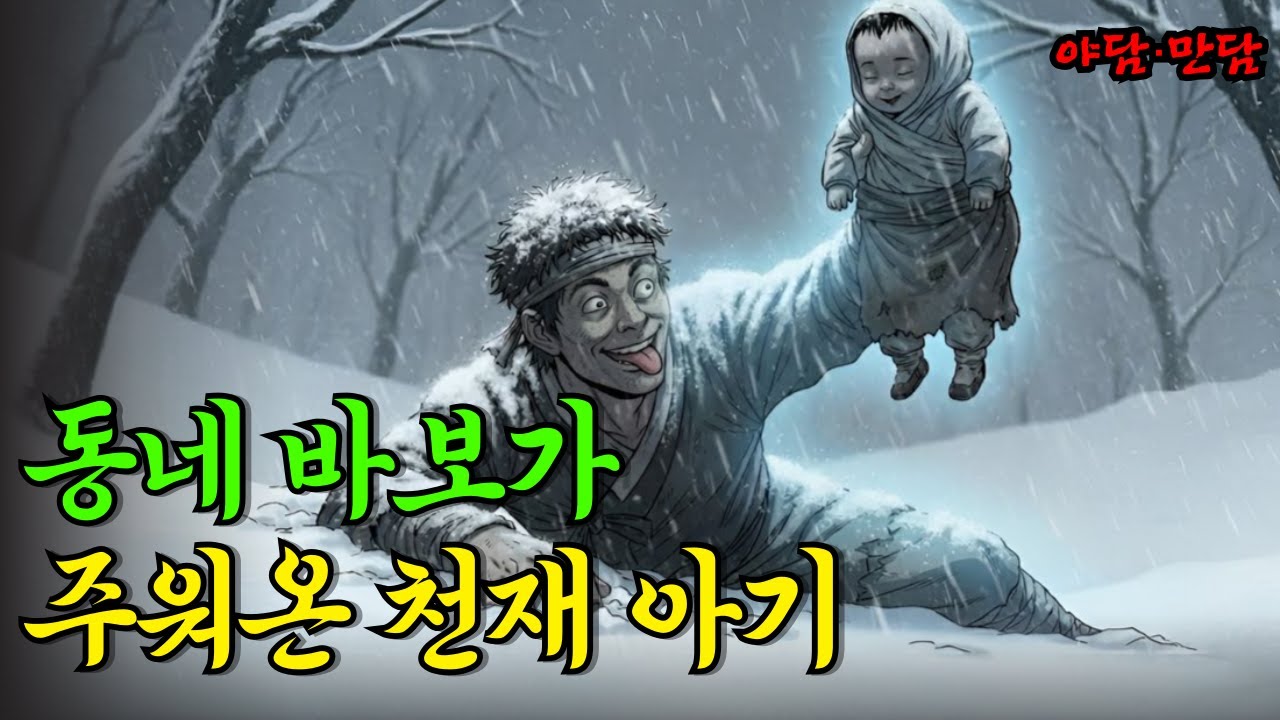 동네 바보가 주워온 천재 아기의 엄청난 신분 |야담|만담|전설|옛날이야기|사연