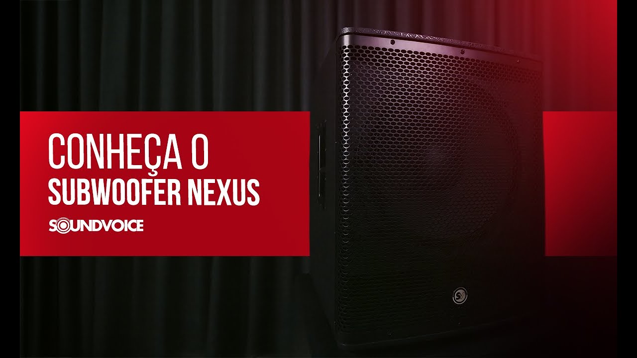 CAIXA DE SOM ATIVA SOUNDVOICE NEXUS: Review técnico completo | Woofer 12' e 15'