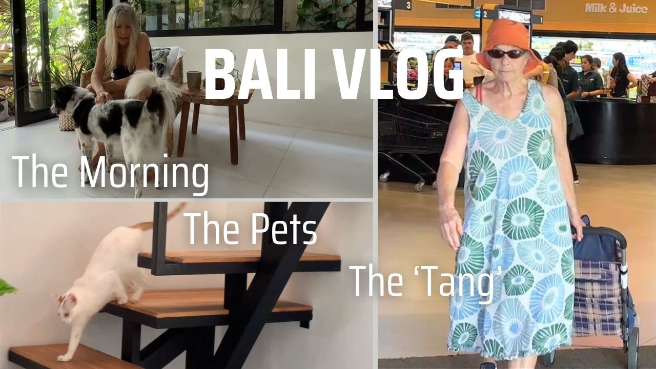 Bali VLOG: A Perfect Slow Day with Mom and Our Bali Pets