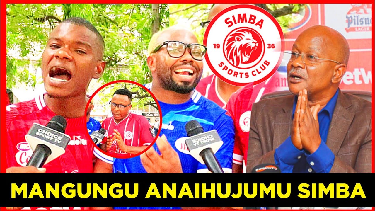 🔴TOBAA!! MASHABIKI WA SIMBA WACHAFUKWA, WAMUIBUKIA MANGUNGU, 