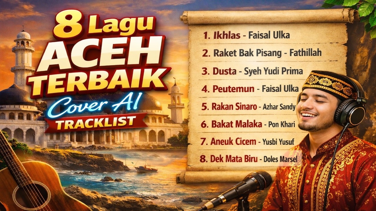 Auto Nostalgia! 8 Lagu Aceh Terbaik Versi AI