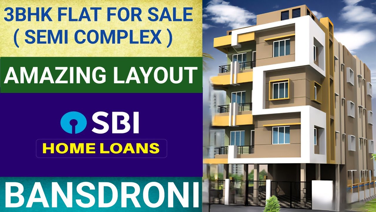 Brand New 3BHK Flats For Sale in Bansdroni with Modular Kitchen, False Ceiling & House Colour