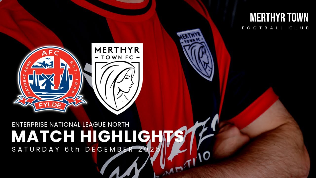 AFC Fylde 1-0 Merthyr Town | Enterprise National League North 2025/26 | Highlights