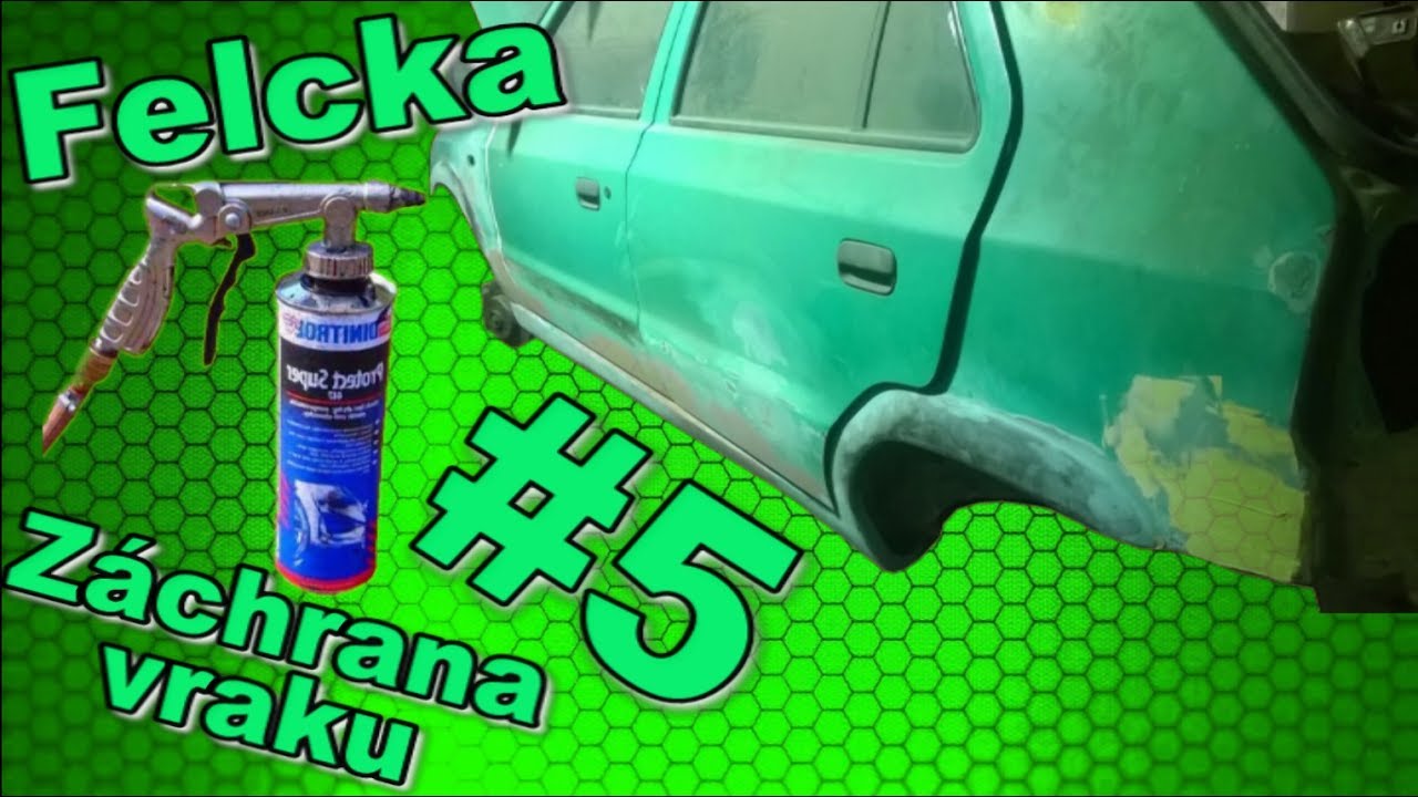 JAK SE STŘÍKÁ SPODEK AUTA ? FELICIA (5/13)