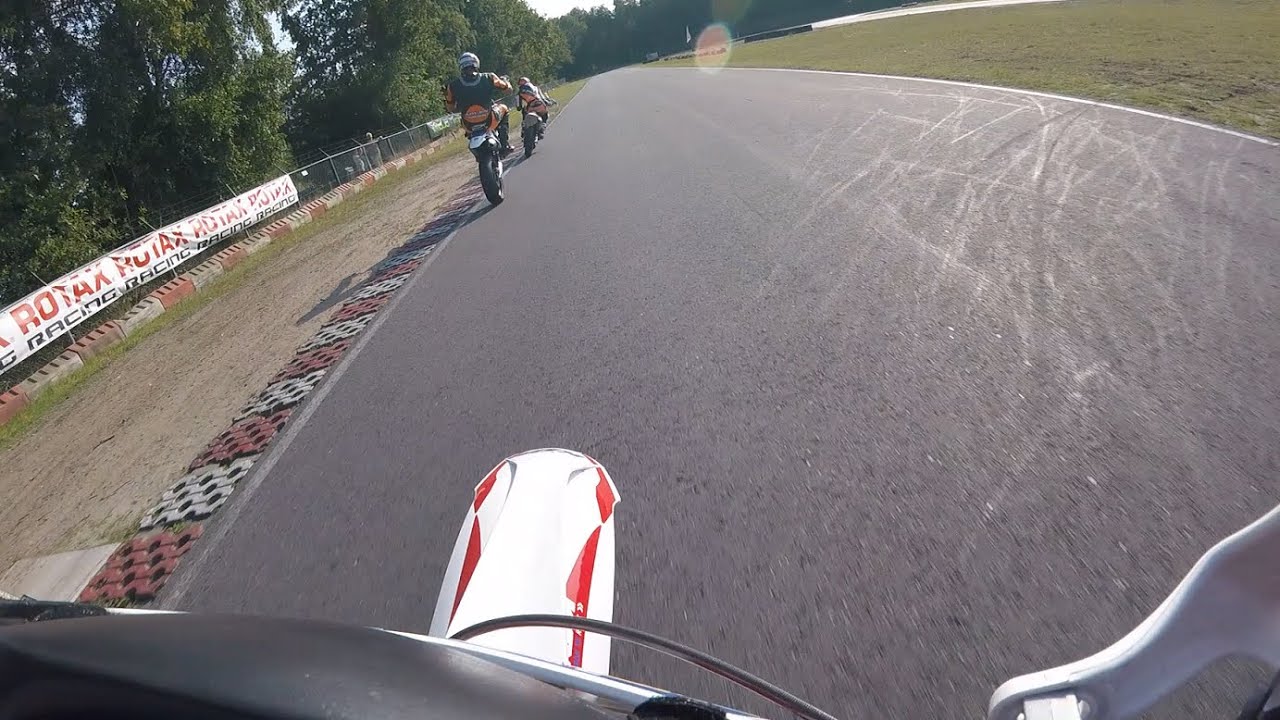 Fast POV Supermoto Onboard lap at ‘de Landsard' - KTM SMR 450 - Helmet Camera