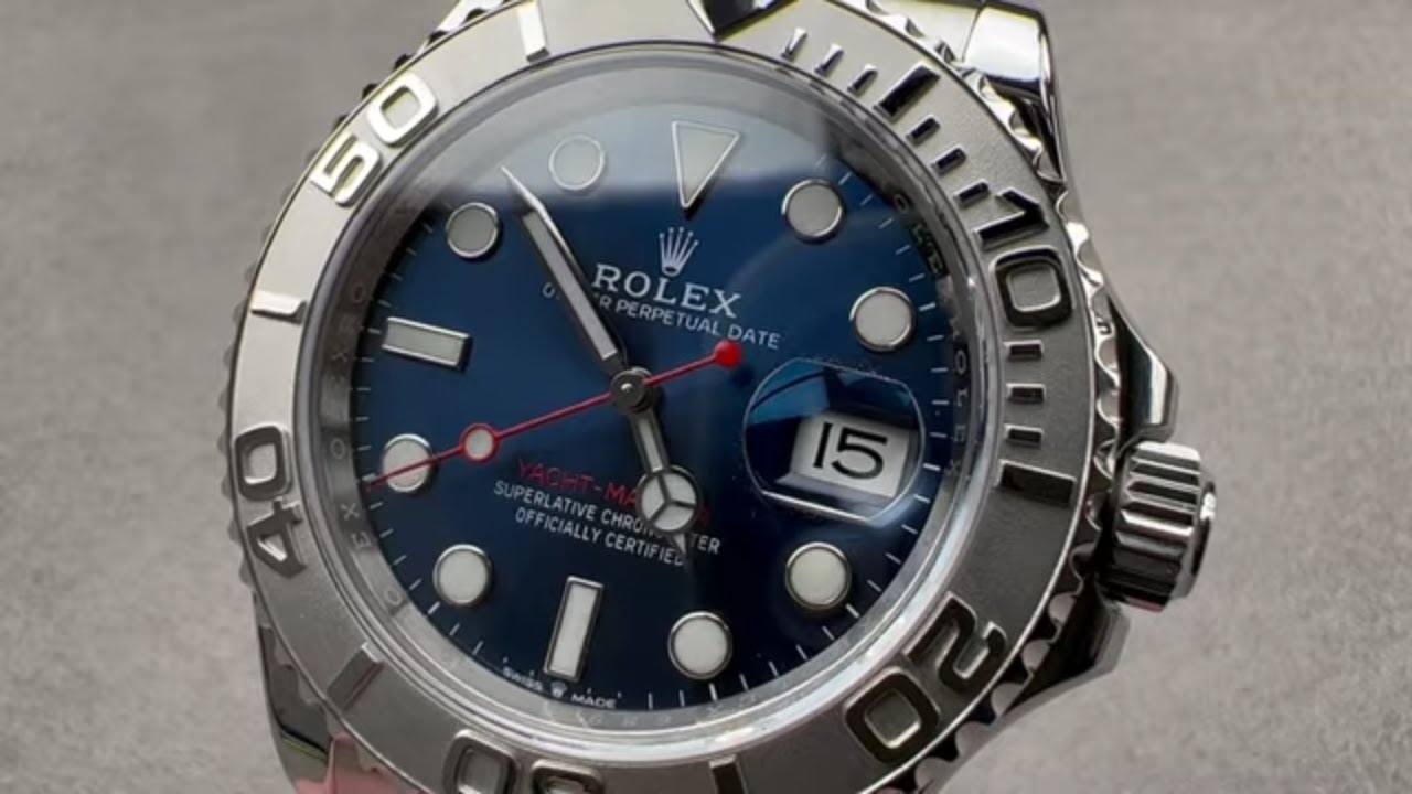 Rolex Yacht Master BLUE Dial Steel/Platinum 126622-0002 - Hands-on Review and Feature Overview