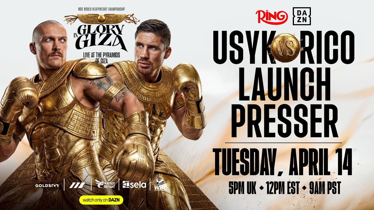 Oleksandr Usyk vs Rico Verhoeven | LAUNCH PRESS CONFERENCE