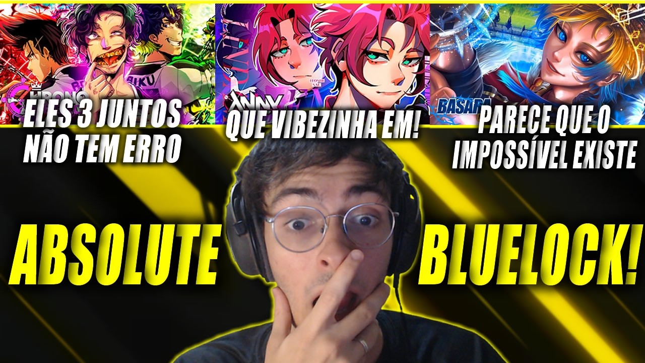 (INSANO ESSAS EM!) REACT 3 em 1 - CHRONO, ANNY e BASARA (Blue Lock)