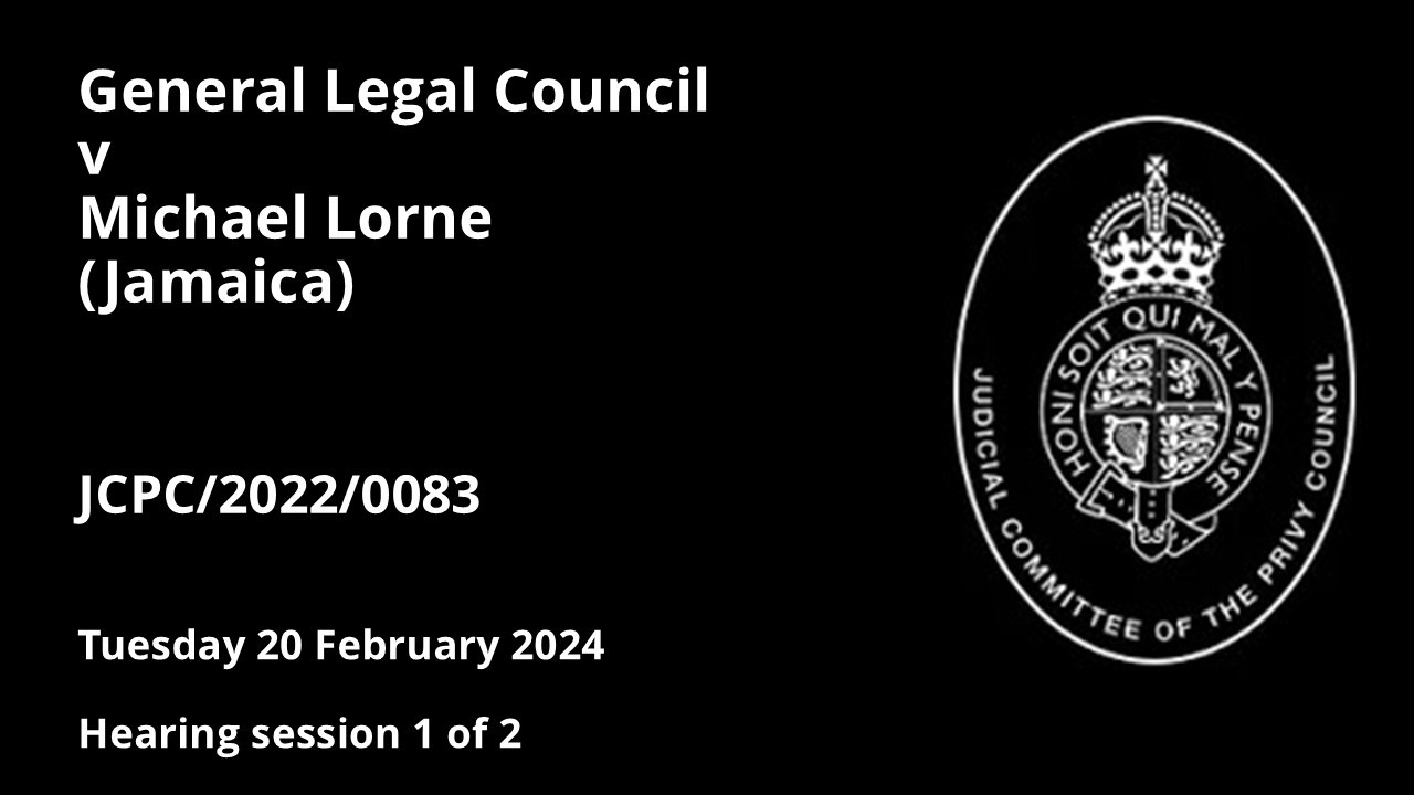 General Legal Council v Michael Lorne (Jamaica)