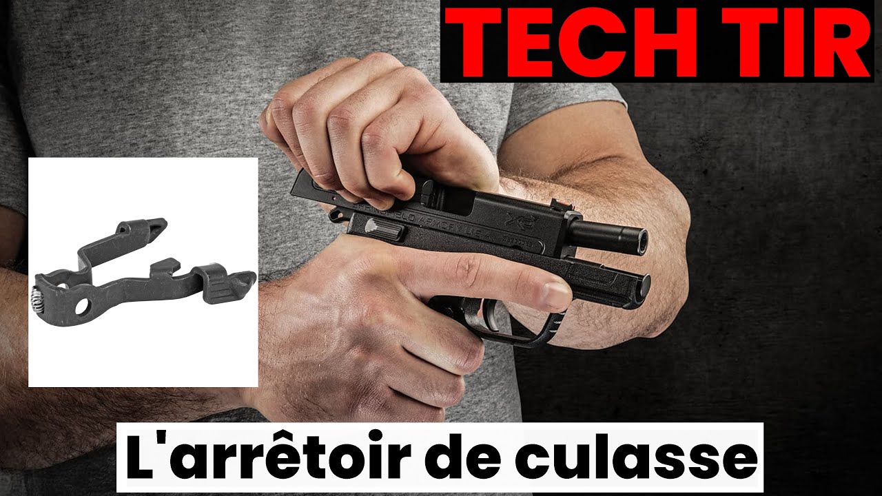 Tech Tir : l'arrêtoir de culasse sur un pistolet