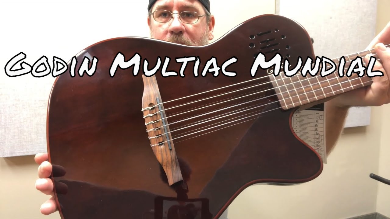 Godin Multiac Mundial - Kanyon Burst Demo
