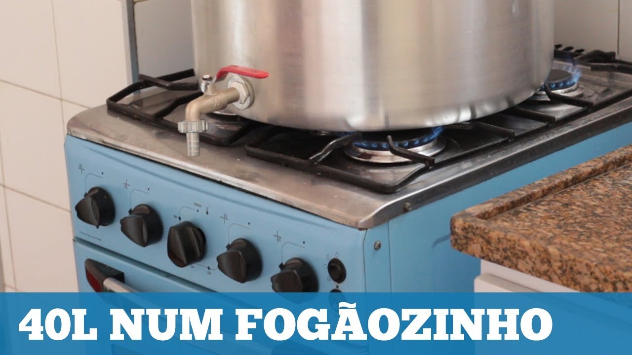 Como Fazer 40L de Cerveja em um Fogãozinho de Cozinha