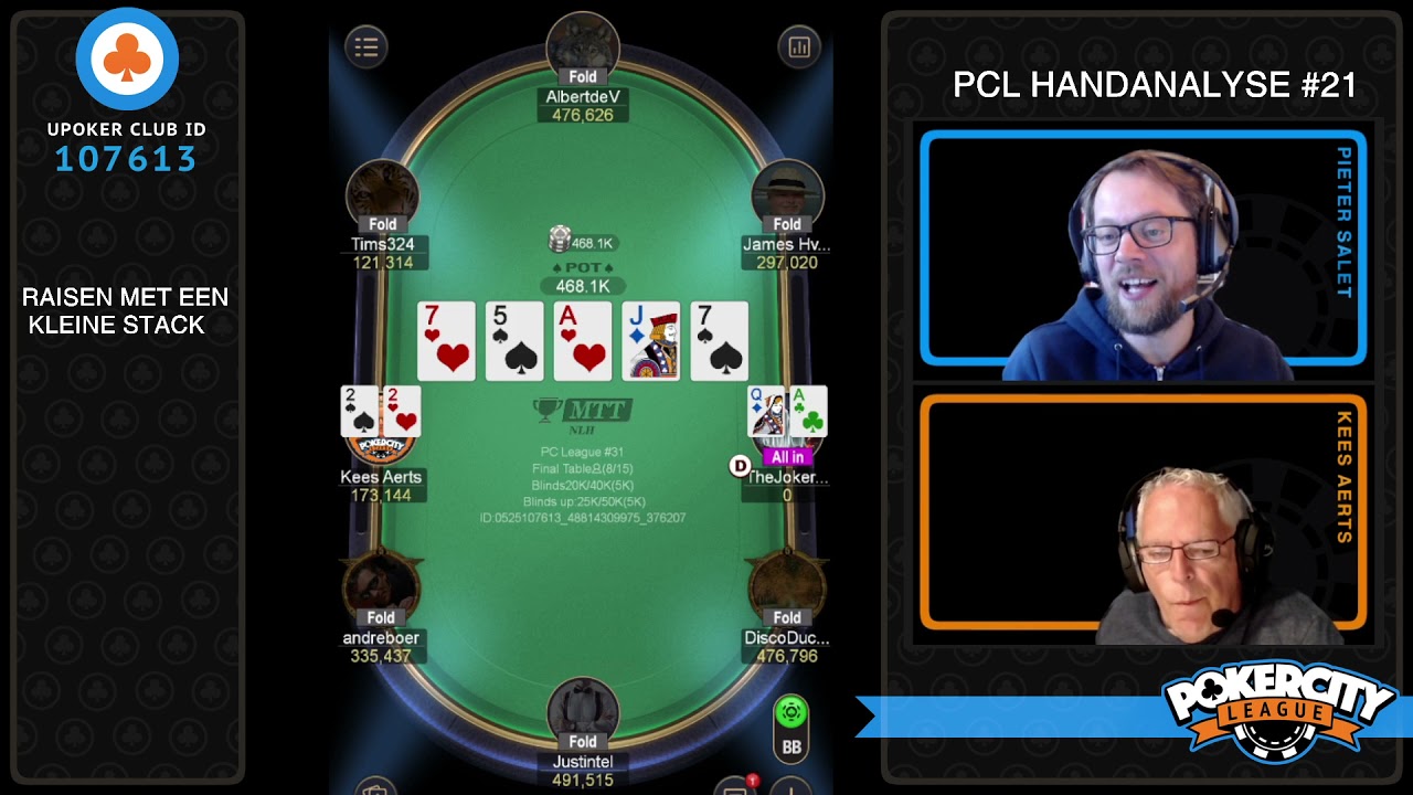 #21 PCL Handanalyse - Raisen met een kleine stack