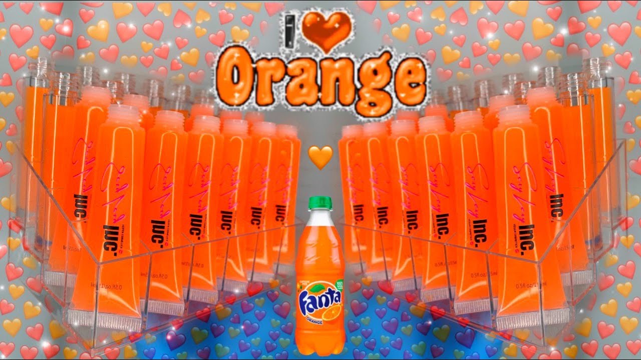 HOW TO MAKE A NEON ORANGE LIPGLOSS
