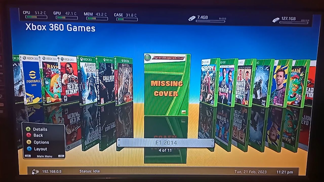 how to add a cover xbox 360 طريقة اضافة الغلاف لالعاب