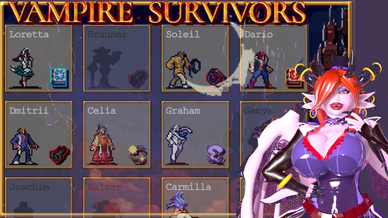 Ode of Castlevania part 5- Vampire Survivors