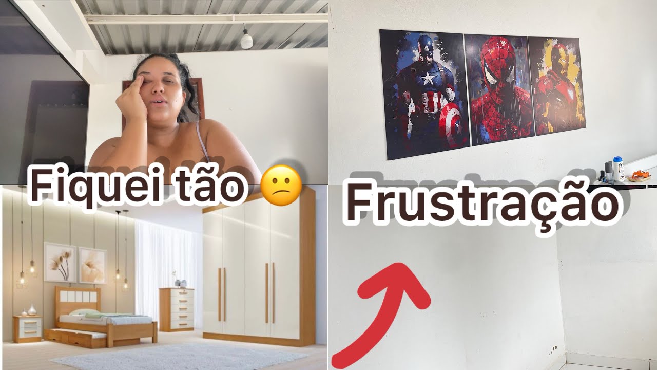 Nada coincidiu com a Realidade😩Bene errou na Medida da Parede |Roupeiro não Coube|Pedro ficou triste