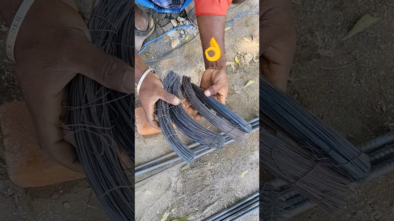 Binding wire cutting method 👍👍👍 #shorts #construction #shortsfeed #satisfying #cuttingskills