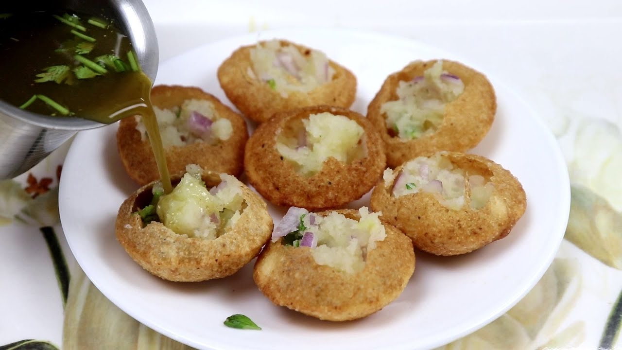 ரோட்டு கடை பானிபூரி நம்ம வீட்லயே ஈசியா இப்படி தான் செய்யணும் | Street food |   Pani Puri in Tamil
