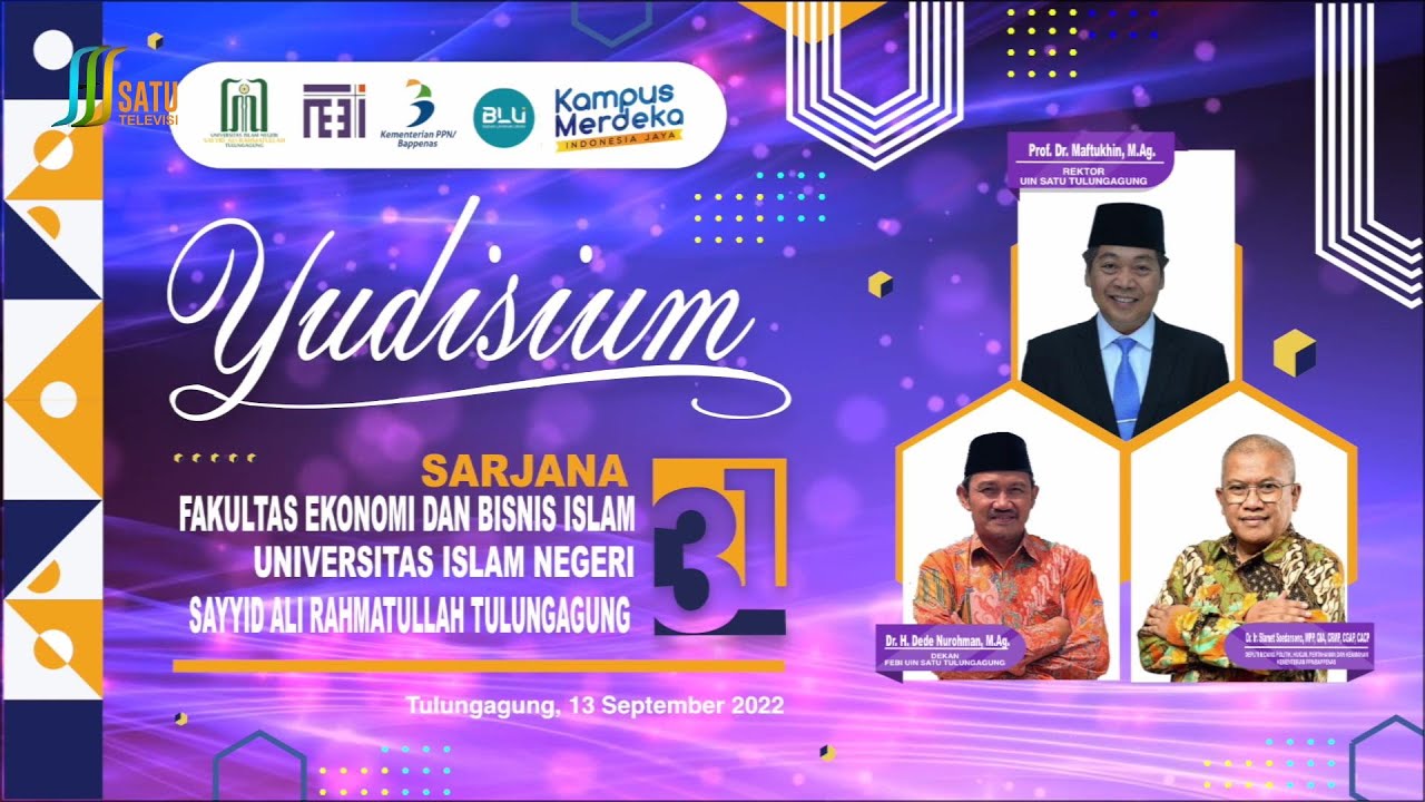 🔴 LIVE || YUDISIUM SARJANA KE-31 FAKULTAS EKONOMI DAN BISNIS ISLAM - UIN SATU TULUNGAGUNG |