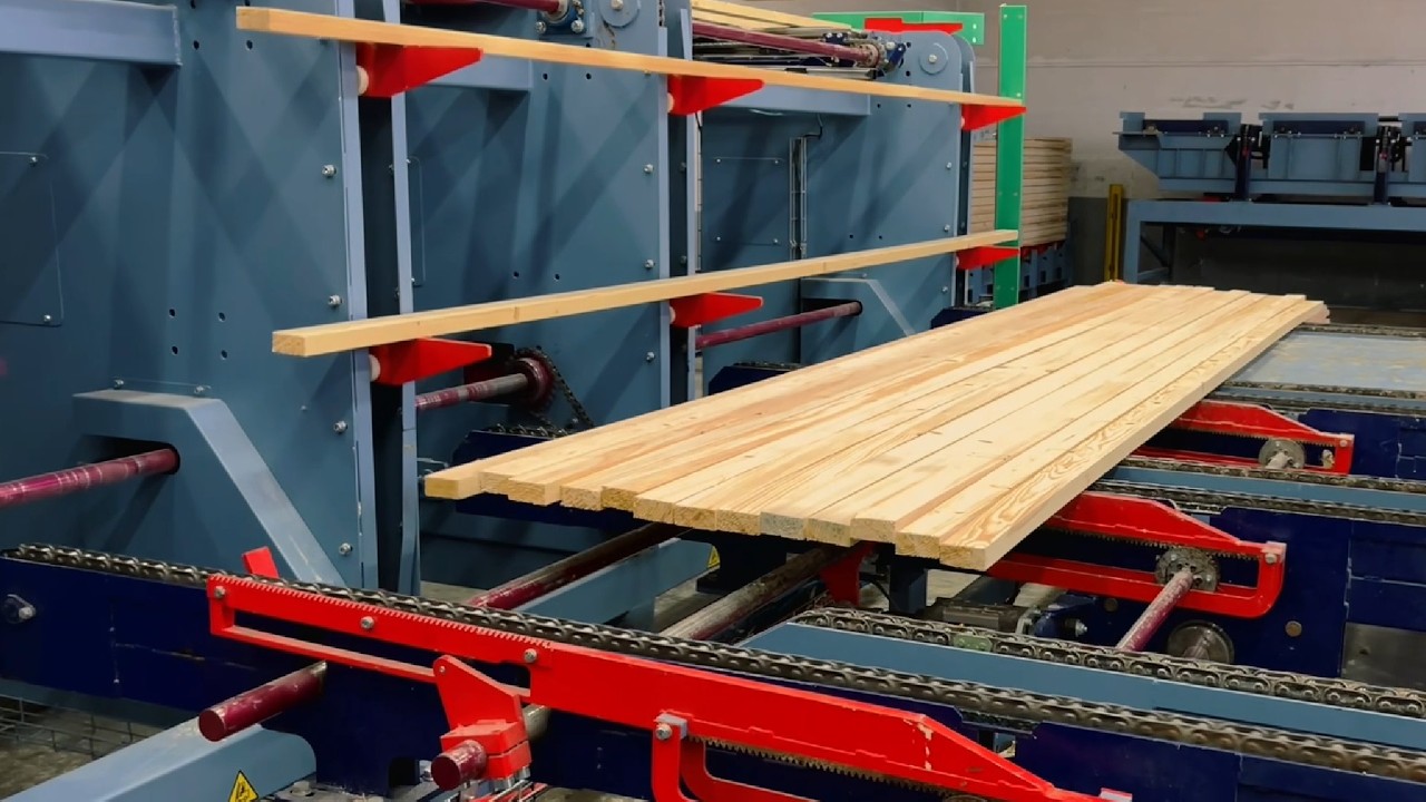 Avtomatska linija zlaganja s transportno opremo // automatic stacking line with transport system