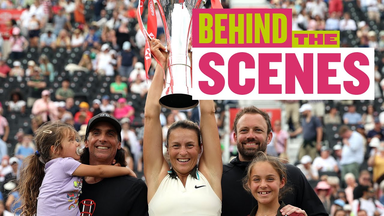 Behind the Scenes as Tatjana Maria Makes History at Queen’s 👑 | HSBC Championships 2025