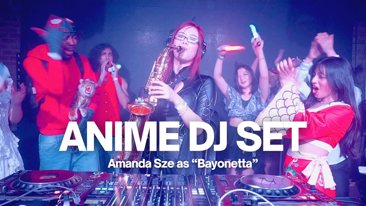 ANIME DJ SET w/ LIVE SAX🎷 | Baile Funk, Anime, K-Pop, Gaming OST, UKG | Amanda Sze as 