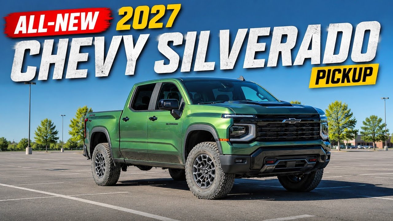 ПРЕДСТАВЛЕН! АБСОЛЮТНО НОВЫЙ ПИКАП CHEVY SILVERADO 2027 ГОДА! Новые двигатели! Новый интерьер! Но...