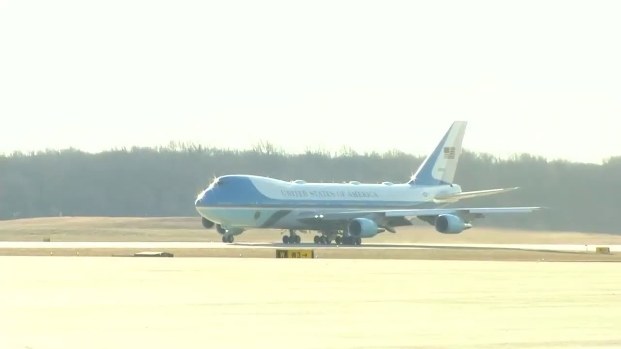 LIVE: President Trump departs Washington, DC