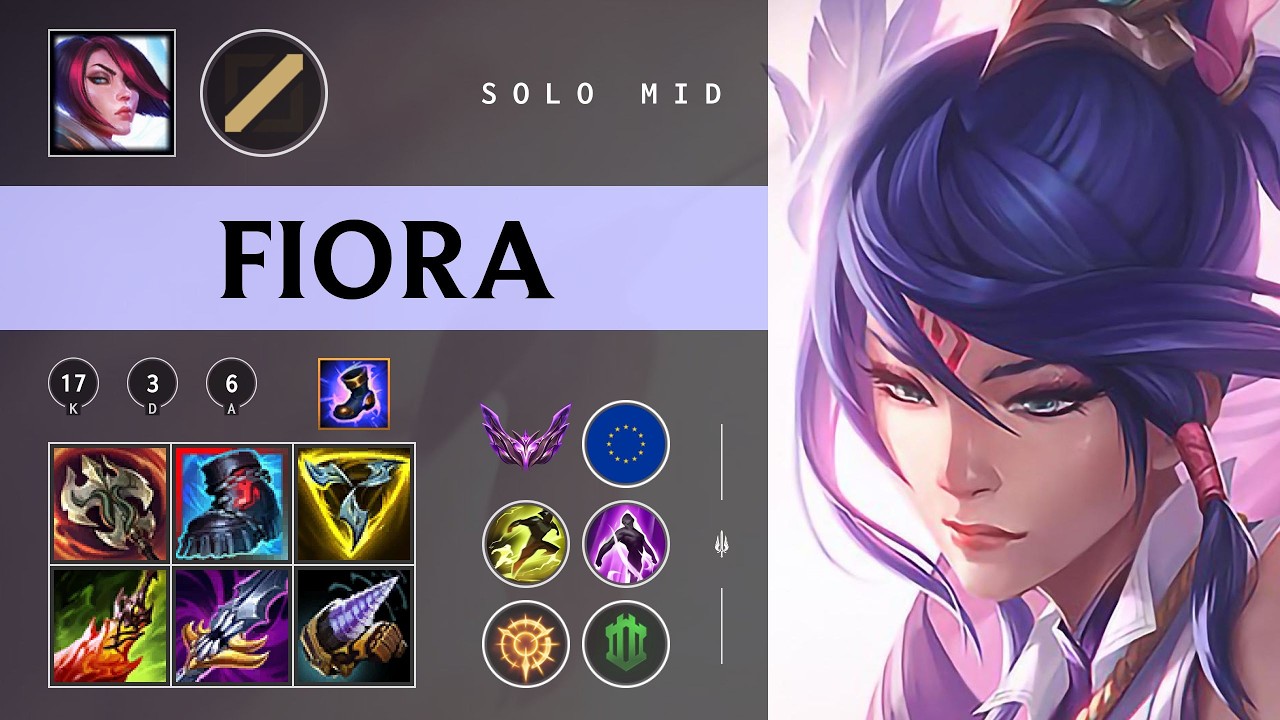 Fiora Mid vs Syndra - EUW Master Patch 26.05