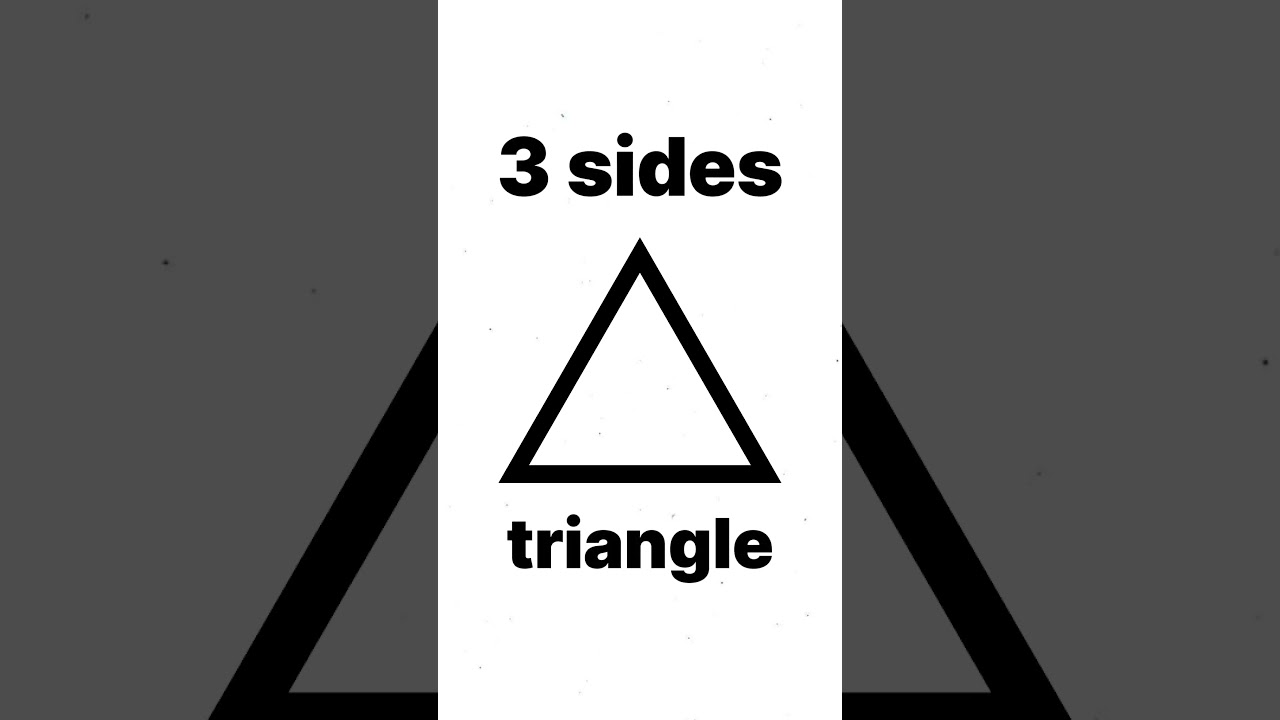 Shapes (1  - 7 sides) #shorts