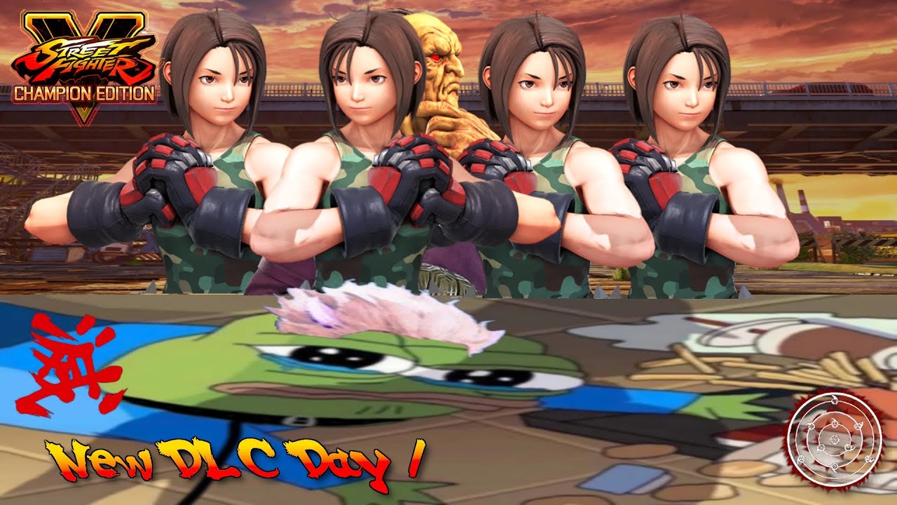 Day 1 with the New DLC characters ( StreetFighterV )
