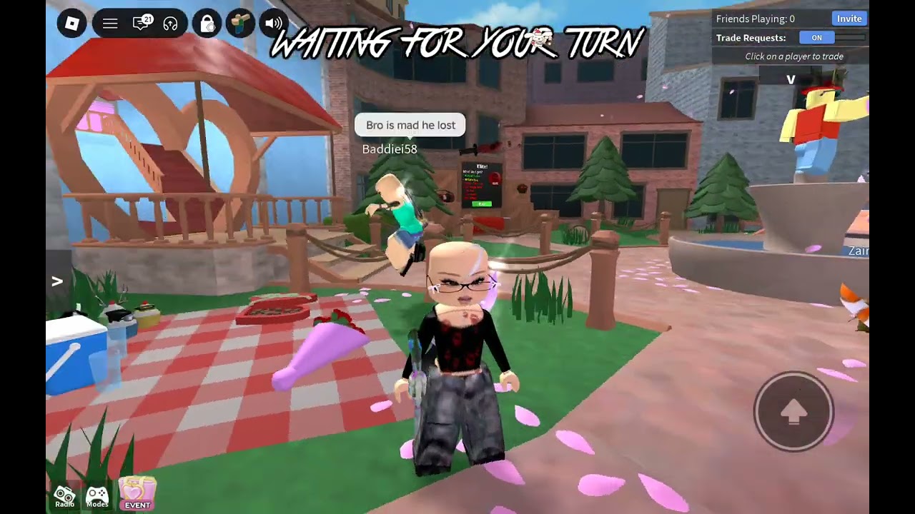 Playing mm2 and if I die I speak British