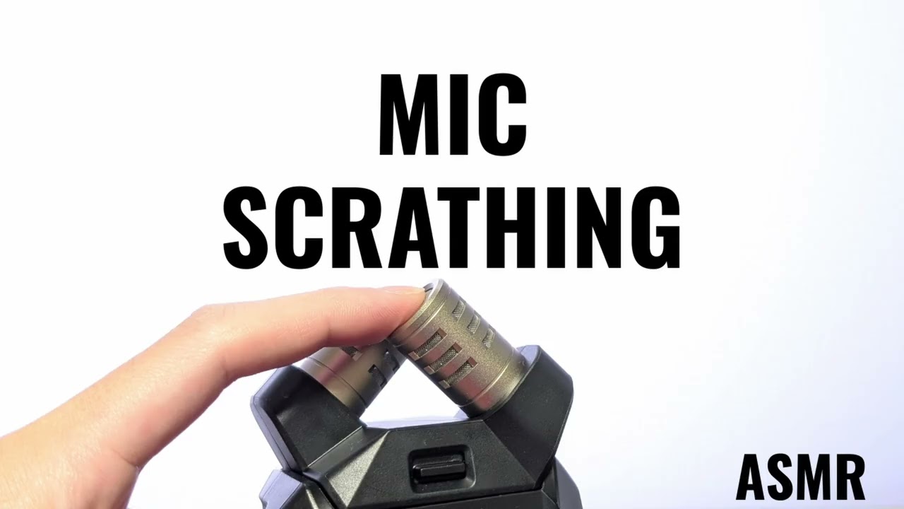 【ASMR】少し強めにマイクスクラッチング No Talking