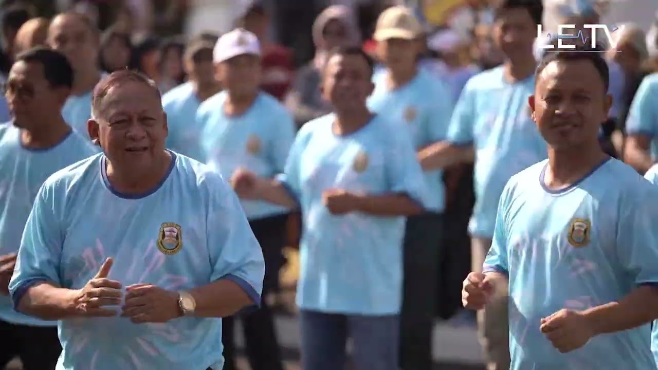 1.000 Peserta Meriahkan Lomba Senam Kreasi Tabola Bale di Bandarlampung