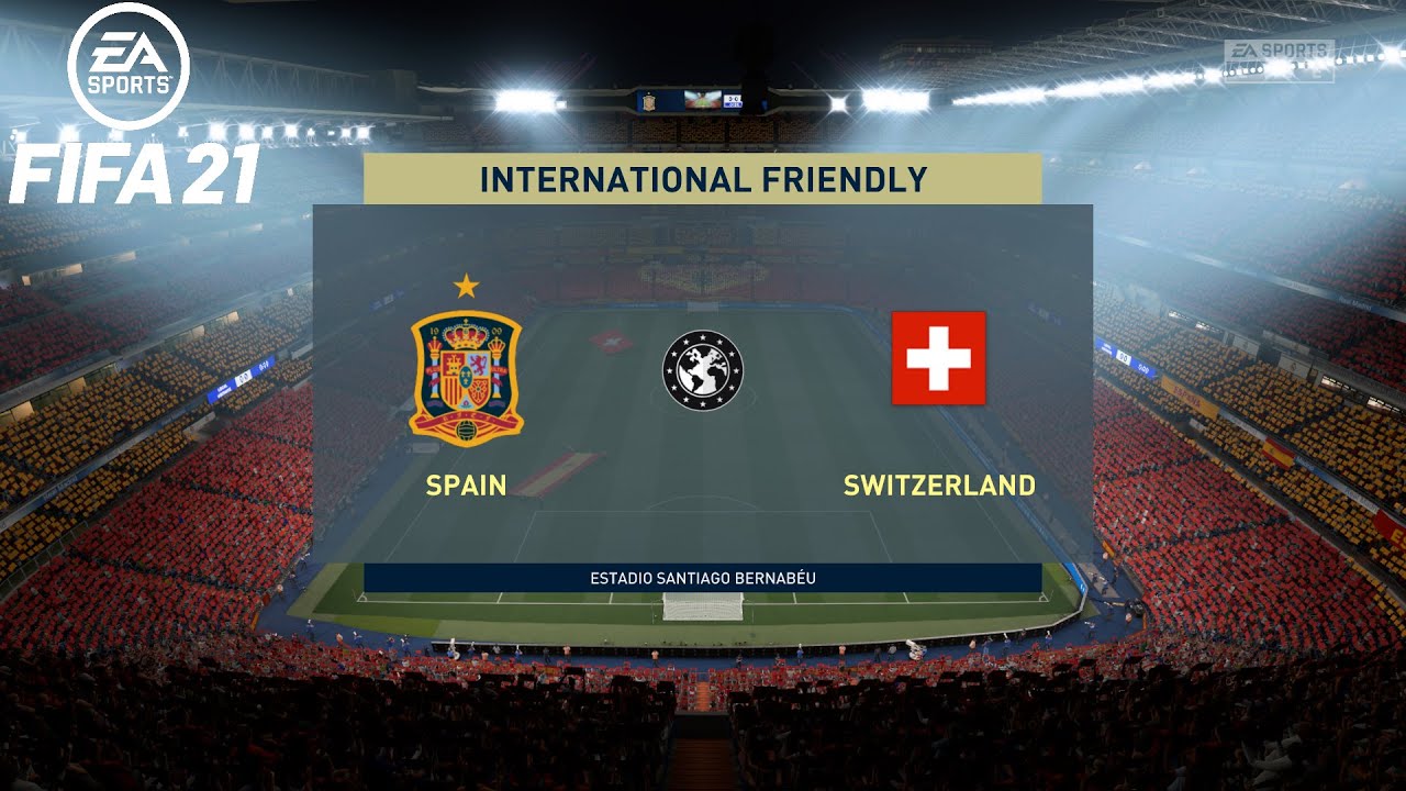 FIFA 21 ! Spain Vs Switzerland ! UEFA NATIONS LEAGUE ! Updated Squad !  10 OCTOBER 2020