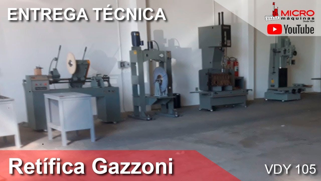 Entrega T&eacute;cnica - Ret&iacute;fica Gazzoni (VDY 105)