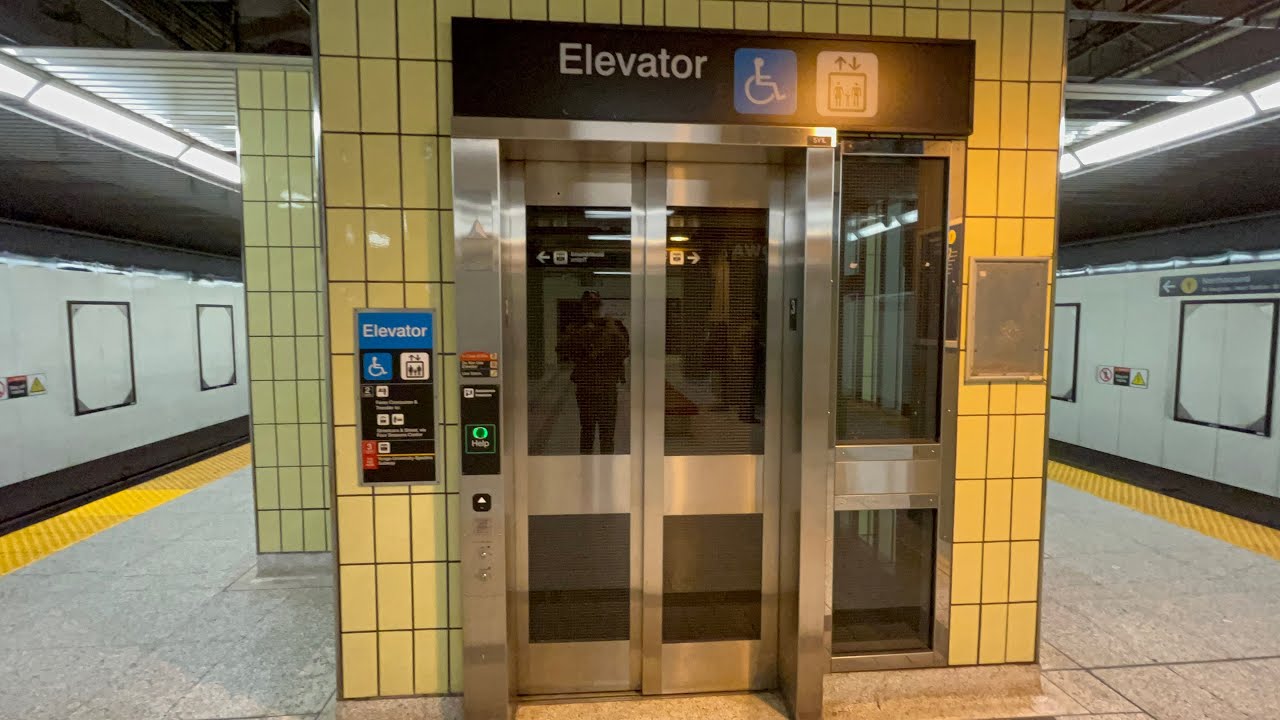 Elevators at Toronto TTC Osgoode Subway Station 3/26/2023