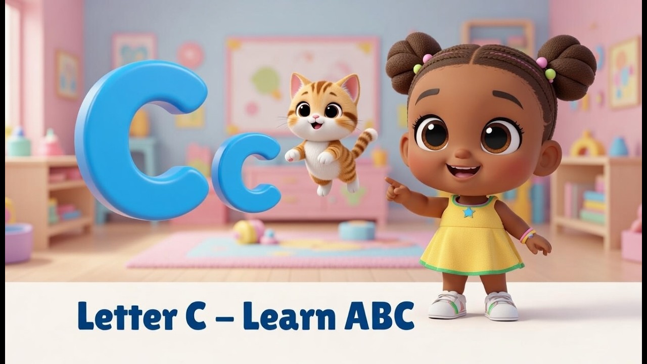 Learn the Letter C | C is for Cat 🐱 | Preschool ABC Phonics | Sparkabel kids Tv