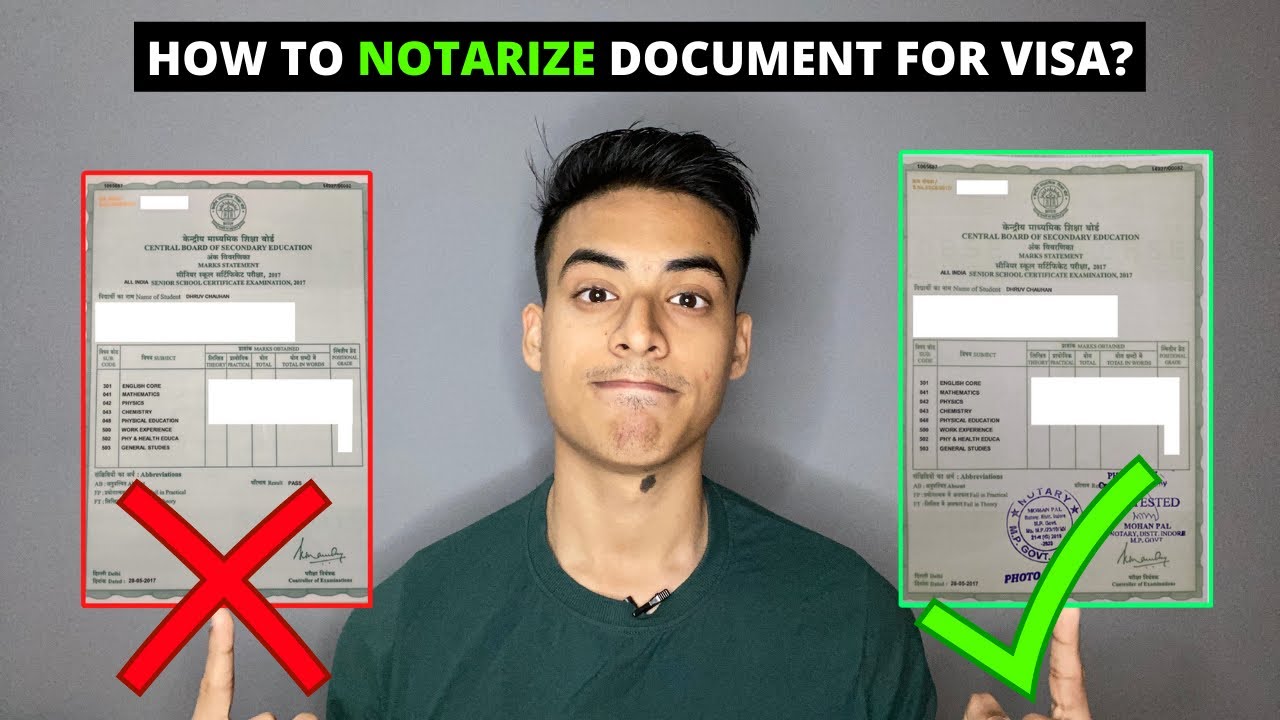 What is Notary? How To Notarize Document For Visa?