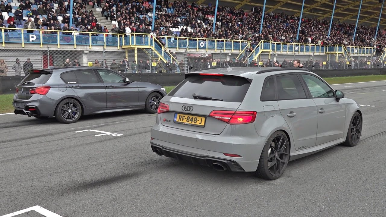 840HP Audi RS3 Sportback 8V G35-1050 vs BMW M140i xDrive