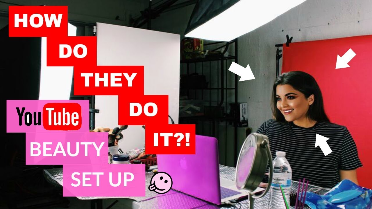 My FILMING SET UP For BEAUTY VIDEOS : Lighting, Camera and Backdrop | Michelle Alvarez