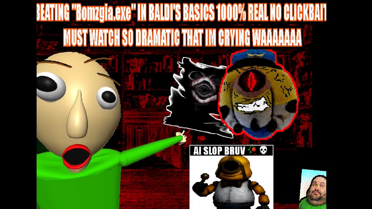 Bomzgia.exe BOSS FIGHT in Baldi's Basics! (Very EPIC And DRAMATIC!)