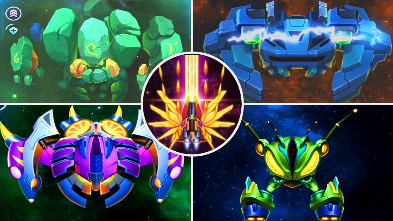 galaxy invaders all bosses #1 | abi studio | brown2k2gaming