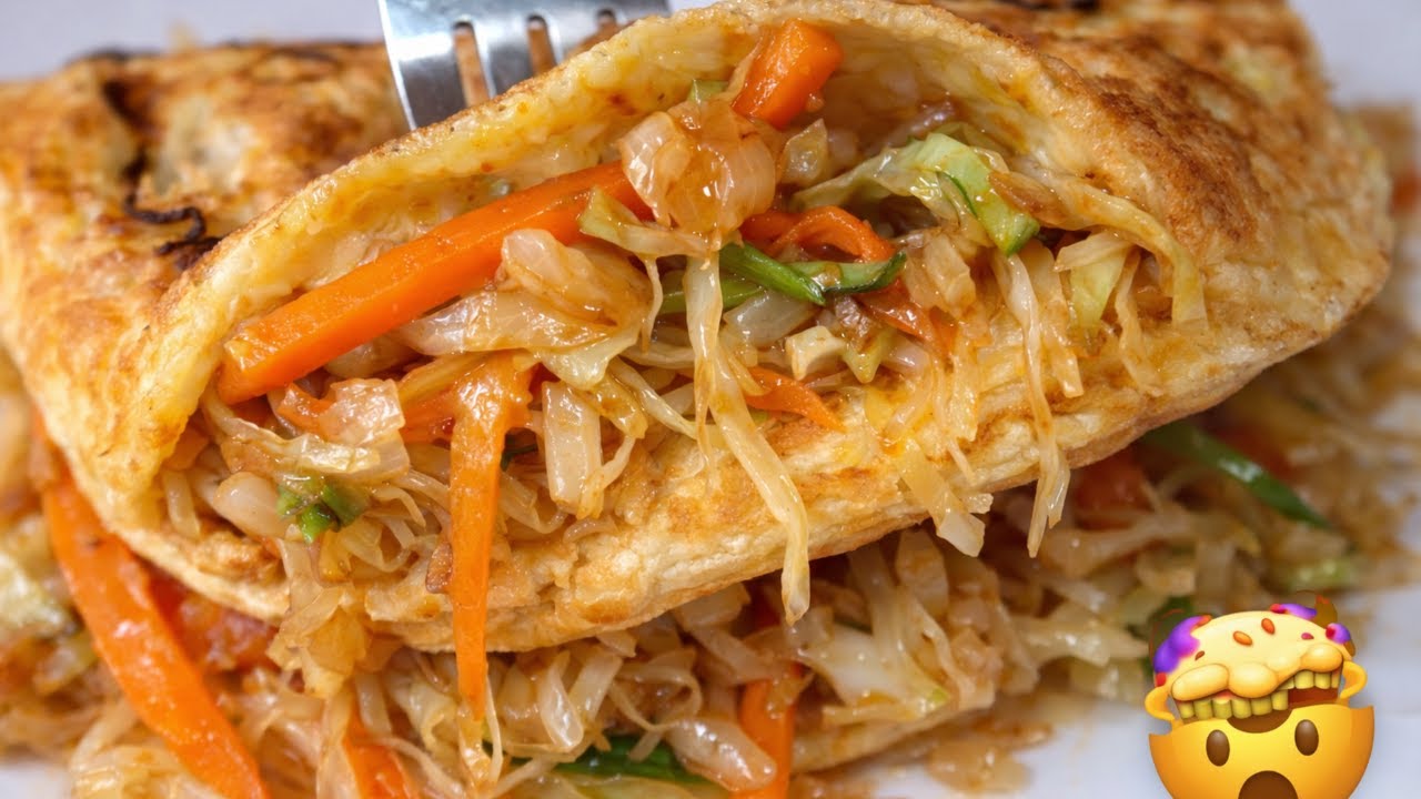 😳🍳Nadie me advirtió que este omelette provocaría tanto antojo 🤤🥕