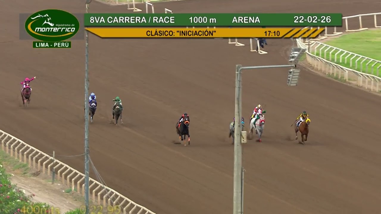 Hipódromo Monterrico - 8va Carrera 22 Febrero 26