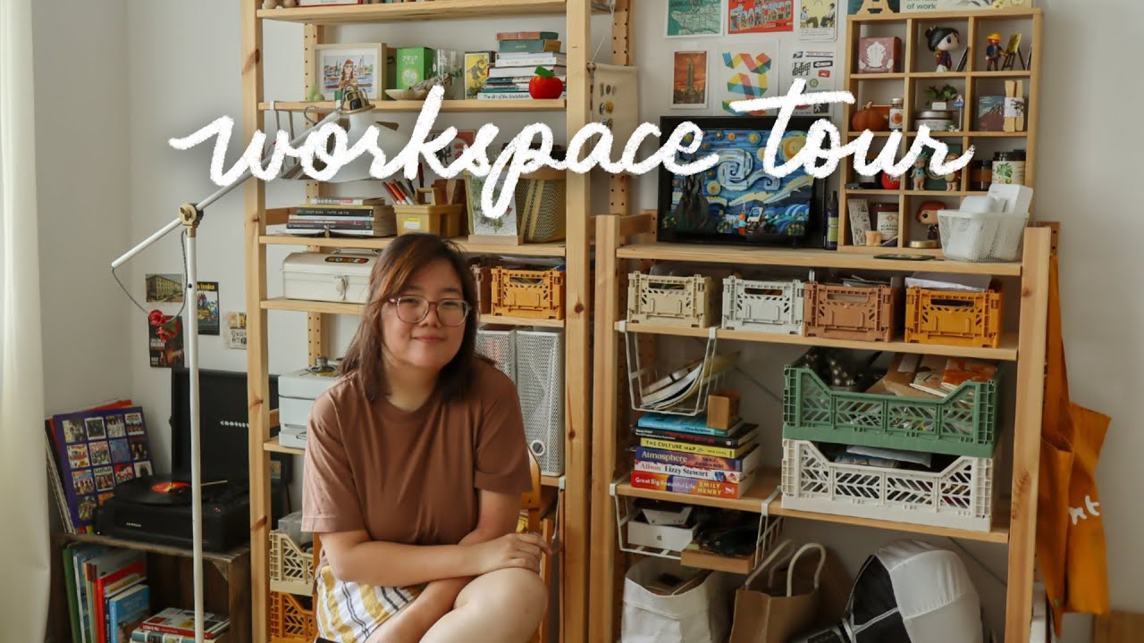 My Creative Workspace and Desk Tour 👩🏻&zwj;🎨 | Abbey Sy